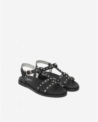 SANDALO NEROGIARDINI DONNA TAMIGI NERO TR TEULADA E615921D/100