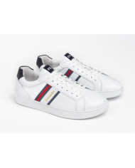 SNEAKERS NEROGIARDINI UOMO OAKLAND BIANCO SAUVAGE BLU EVA ACUTO BIANCO E302850U/707