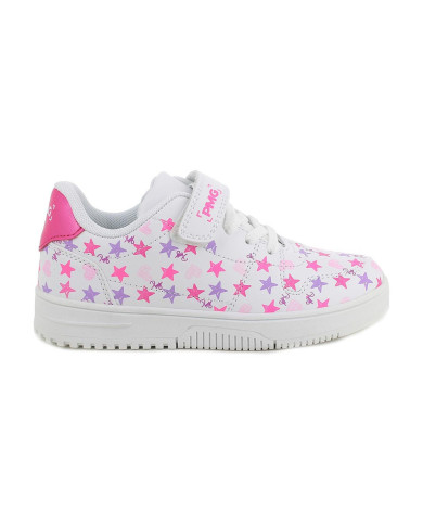 SNEAKERS PRIMIGI BAMBINA NAP.PU ST.STELL BCO-ROSA-FUXIA 1460000