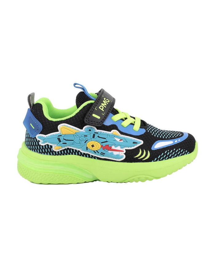 SNEAKERS PRIMIGI BAMBINO T.MESH BICOLORE NERO-CELESTE 1468611