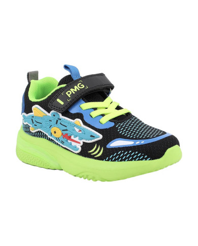 SNEAKERS PRIMIGI BAMBINO T.MESH BICOLORE NERO-CELESTE 1468611