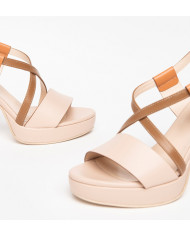 SANDALI CON TACCO NEROGIARDINI DONNA ARMENIA CIPRIA ARMENIA BROWN NAPPA PANDORA TERRA E307542D/614