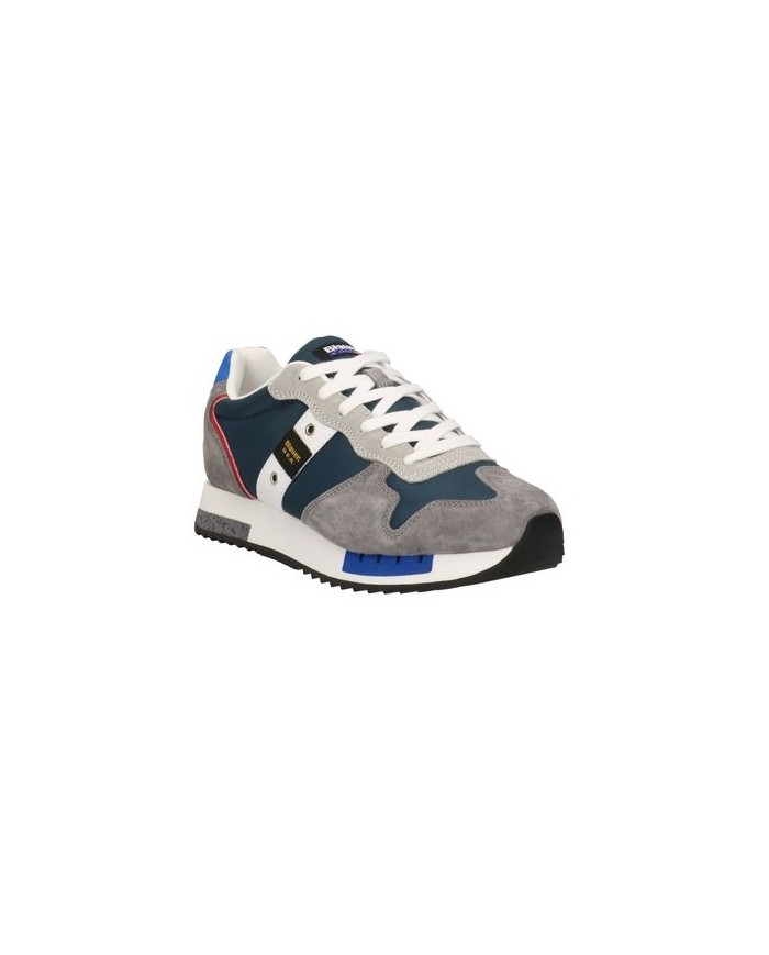 SNEAKERS BLAUER UOMO RUNNING S5QUEENS01/NUB/QUEENS01-MILITARY/GREY