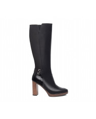 STIVALI CON TACCO NEROGIARDINI DONNA IN PELLE NERO TACCO 9,5 CM  I308920D/100