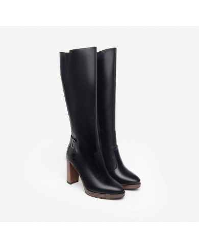 STIVALI CON TACCO NEROGIARDINI DONNA IN PELLE NERO TACCO 9,5 CM  I308920D/100