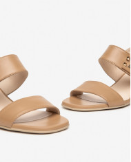 SANDALI CON TACCO NEROGIARDINI DONNA NAPPA PANDORA CORDA  TPU FEN NATURALE E410241D/423