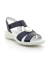 SANDALO CON ZEPPA ENVAL SOFT DONNA NAPPA SO/SC.NIN BLUE 1281011