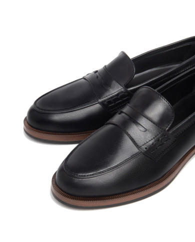 MOCASSINI NEROGIARDINI DONNA N PELLE NERO I308171D/100