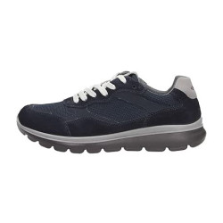 SNEAKERS IGI&CO UOMO SCAMOSCIATO RETE BLU 5625100