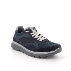 SNEAKERS IGI&CO UOMO SCAMOSCIATO RETE BLU 5625100