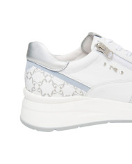 SNEAKERS NEROGIARDINI DONNA SKIPPER BIANCO SKIPPER BIANCO T.GIOVE BIANCO/GRIGI VELOUR E615190D/707