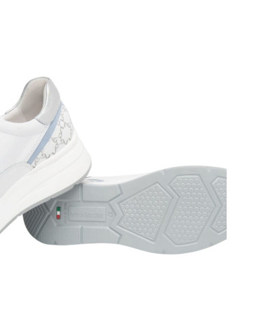 SNEAKERS NEROGIARDINI DONNA SKIPPER BIANCO SKIPPER BIANCO T.GIOVE BIANCO/GRIGI VELOUR E615190D/707