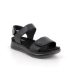 SANDALI CON ZEPPA IGI&CO DONNA NAPPA SOFT NERO  CON STRAP 1174855    