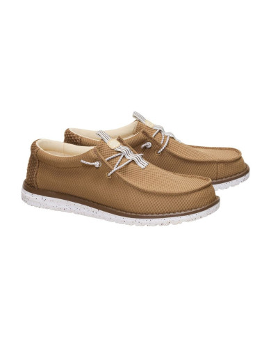 MOCASSINO HEY DUDE UOMO WALLY MESH NEUTRALS  MALT BROWN/MULTI HD.45301 2MW