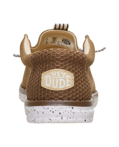 MOCASSINO HEY DUDE UOMO WALLY MESH NEUTRALS  MALT BROWN/MULTI HD.45301 2MW