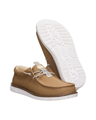 MOCASSINO HEY DUDE UOMO WALLY MESH NEUTRALS  MALT BROWN/MULTI HD.45301 2MW
