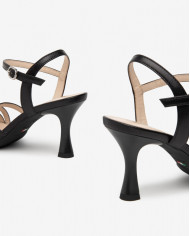 SANDALI CON TACCO NEROGIARDINI PELLE NERO TACCO 7,5CM E410122DE/100