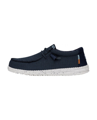 Mocassino Hey Dude Wally Sport Tan Uomo Blu