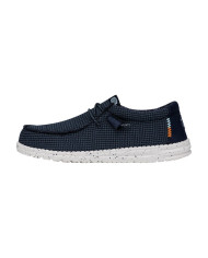 Mocassino Hey Dude Wally Sport Tan Uomo Blu