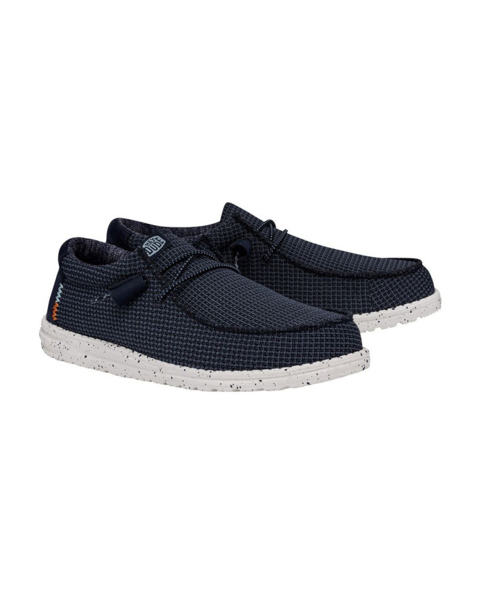 Mocassino Hey Dude Wally Sport Tan Uomo Blu