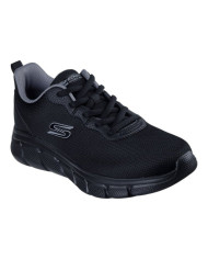 SNEAKERS SKECHERS UOMO BOBS SPORT B FLEX ICY EDGE 118109 BBK  
