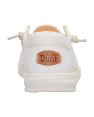 MOCASSINO HEY DUDE DONNA WENDY SEQUIN LACE  IVORY HD.45478 105