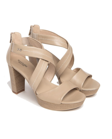 SANDALI NEROGIARDINI DONNA TAMIGI SABBIA TPU LICIA PLATO' E307500D/410