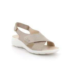 SANDALO CON ZEPPA ENVAL SOFT DONNA SCAMOSC.FEDE CHAMPAGNE 7776933