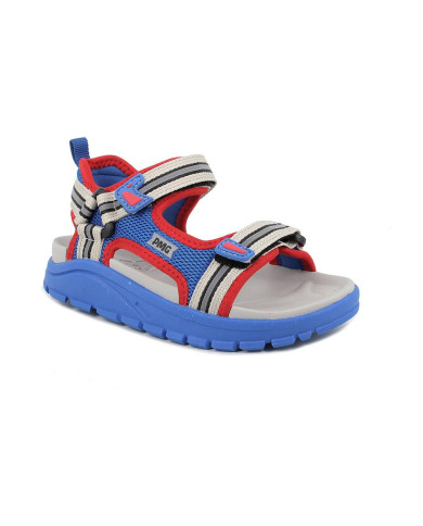 SANDALO PRIMIGI BAMBINO T.RETE/NASTRO  ROYAL/BEIG-PANN 1475044