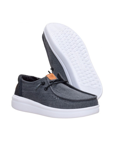 Mocassino Hey Dude Wendy Rise donna Grigio