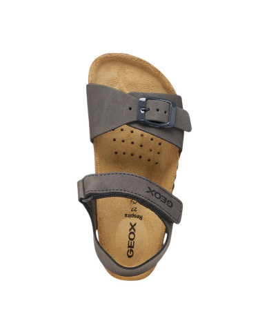 SANDALI GEOX BAMBINO JUNIOR  J GHITA GREY J028LB 0002V C9002 