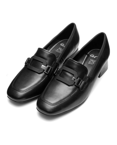 MOCASSINO ARA SHOES DONNA GRAZ 2.0 NERO TACCO 3,5CM 12-20432-01
