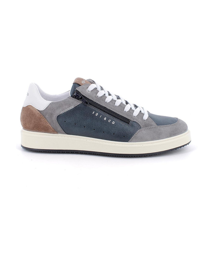 SNEAKERS IGI&CO UOMO SCAM.SPEC/S.NAP LACCI+ZIP 1125100