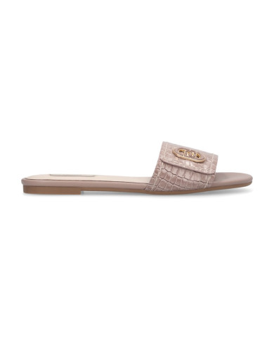 Ciabatte donna Liu Jo Sandy stampa cocco nude Marrone