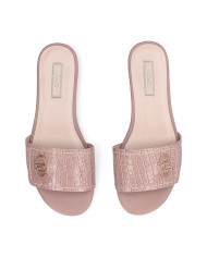 Ciabatte donna Liu Jo Sandy stampa cocco nude Marrone