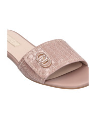 Ciabatte donna Liu Jo Sandy stampa cocco nude Marrone