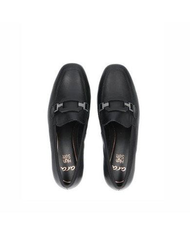 MOCASSINO ARA SHOES DONNA GRAZ 2.0 NERO TACCO 3,5CM 12-20432-01