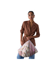 BORSA LIU JO FOULARD HOBO BAG ST META SOFT PEONY 58X38X5CM AA6194 T2745 P9223