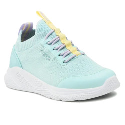 SNEAKER BAMBINA  GEOX J STRINTYE KNITT  TEXT  WATERSEA YELLOW   TG 36\39