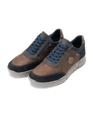 SNEAKERS ARA SHOES UOMO ROMANO BLU-MARRONE 11-25602-24