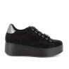 SNEAKERS CON ZEPPA IGI&CO DONNA SCAM.SUPER10/12 NERO 8671255