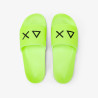 CIABATTE SUN68 UOMO SLIPPERS LOGO GIALLO FLUO X36110 63