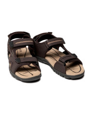 SANDALI UOMO U S.STRADA D - DBK+SCAM.SINT. BROWN/SAND U8224D 050AU C0705