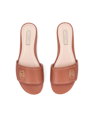 Ciabatte Liu Jo Sandy 03 Effetto Cocco Donna Marrone