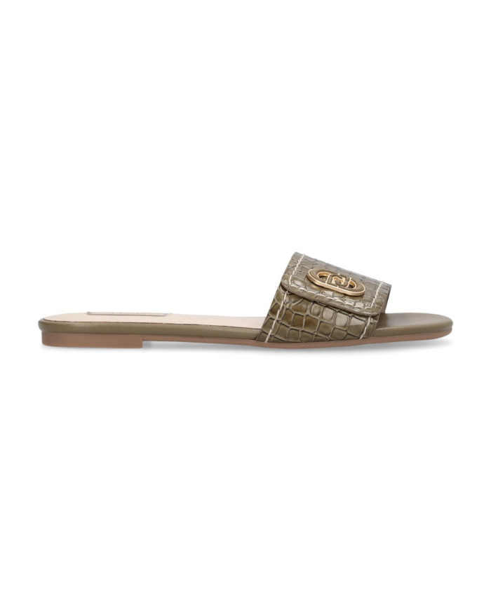 Ciabatte Liu Jo Sandy 03 stampa cocco Donna Verde