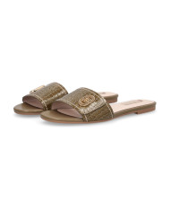 Ciabatte Liu Jo Sandy 03 stampa cocco Donna Verde