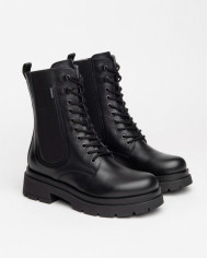 ANFIBI NEROGIARDINI DONNA IN PELLE GUANTO NERO TR RIVALBA GRESSAN2 I411943D/100