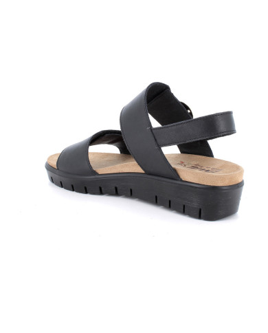 SANDALO CON ZEPPA ENVAL SOFT DONNA NAPPA SOFT NERO 1286500    
