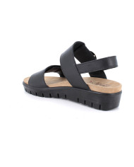 SANDALO CON ZEPPA ENVAL SOFT DONNA NAPPA SOFT NERO 1286500    