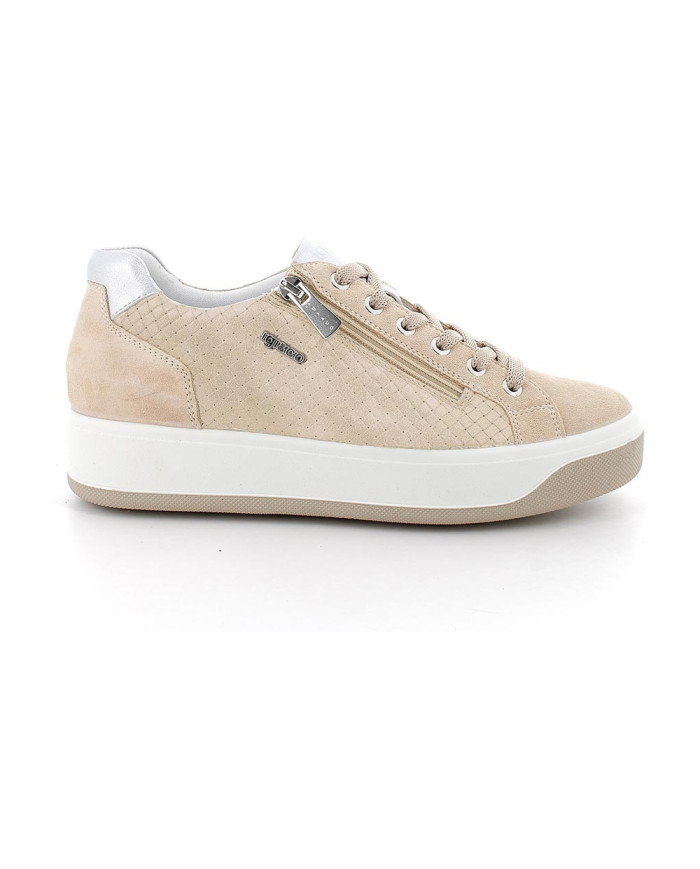 SNEAKERS IGI&CO DONNA AVORIO LACCI+ZIP 1144322
